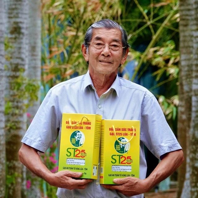 Vì sao gạo Ông Cua ST25 thơm ngon nhất thế giới? - Ảnh 1