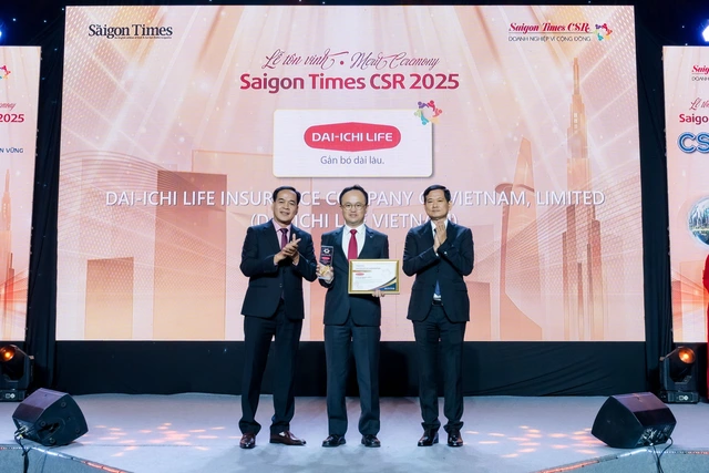 Dai-ichi Life Việt Nam được vinh danh ‘Doanh nghiệp vì cộng đồng – Saigon Times CSR’ - Ảnh 1