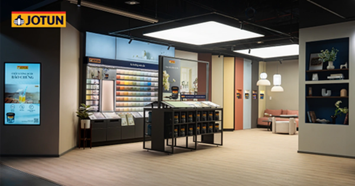 Jotun ra mắt mô hình cửa hàng sơn hiện đại, tôn vinh màu sắc và chất liệu