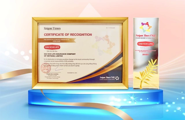 Dai-ichi Life Việt Nam được vinh danh ‘Doanh nghiệp vì cộng đồng – Saigon Times CSR’ - Ảnh 2