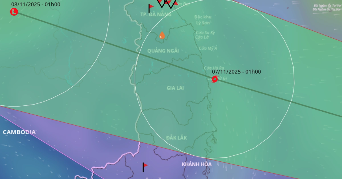 Bão Kalmaegi sắp vào Biển Đông, trưa ngày 7 đổ bộ vào đất liền