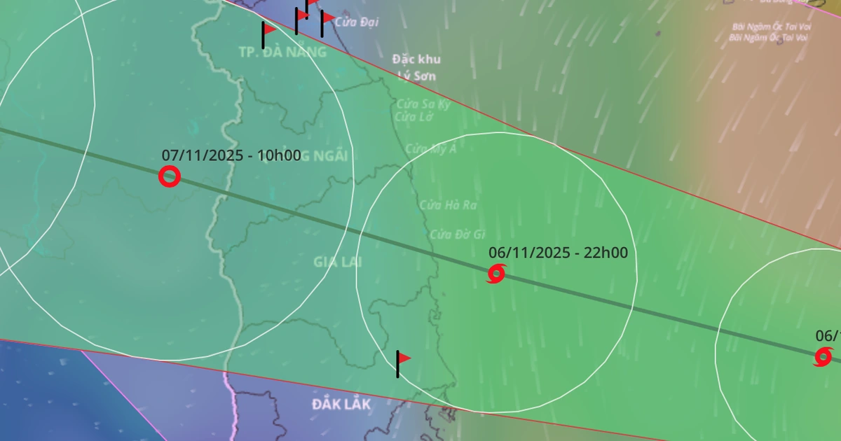 Bão Kalmaegi đang mạnh lên cấp 14, giật cấp 17