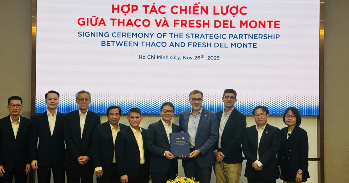 Thaco ký hợp đồng xuất khẩu chuối với 'ông trùm' nông sản thế giới