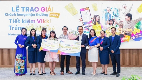 Trúng vàng mỗi ngày cùng Vikki Bank - Ngân hàng Tiết kiệm Tốt bậc nhất - Ảnh 3