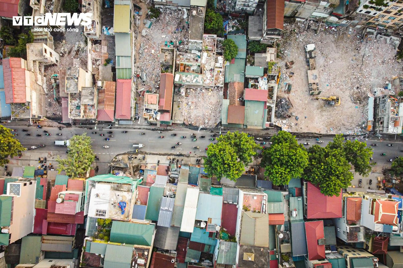 Toàn cảnh khu vực giải phóng mặt bằng tuyến đường ‘đắt nhất hành tinh’ ở Hà Nội - Ảnh 3