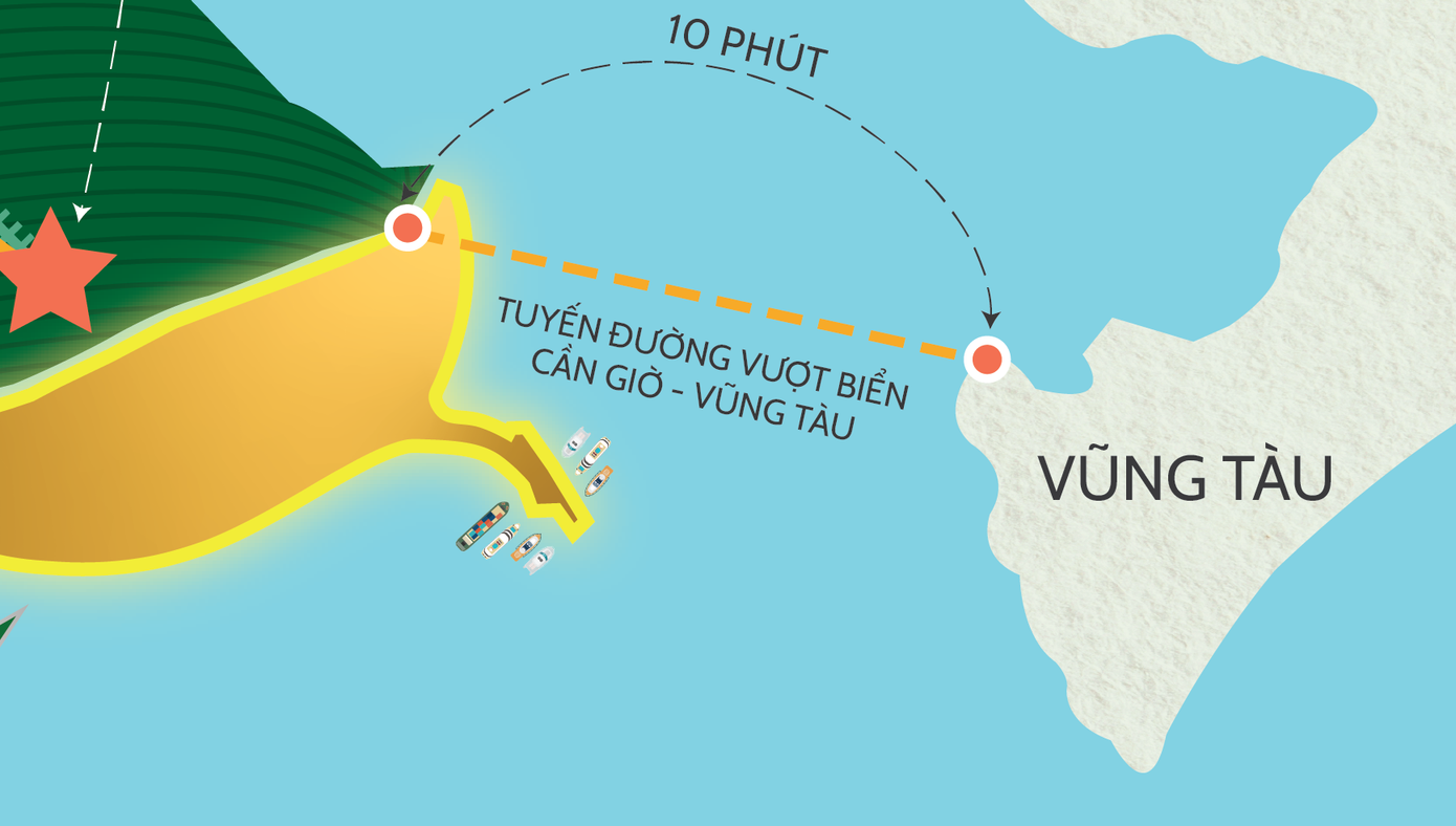 Thời điểm khởi công cầu và đường vượt biển Cần Giờ hơn 104.000 tỷ đồng - Ảnh 1