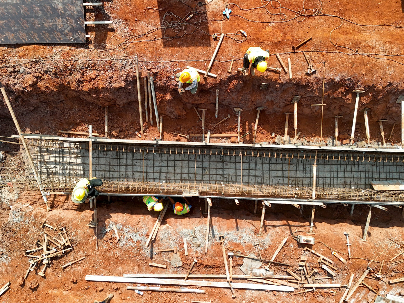 Gấp rút 'vượt nắng, thắng mưa' thi công sân bay Long Thành - Ảnh 3