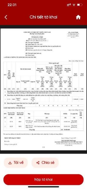 Lưu ý quan trọng: Hộ kinh doanh cho thuê bất động sản kê khai thuế trên eTax Mobile theo 4 bước sau - Ảnh 10