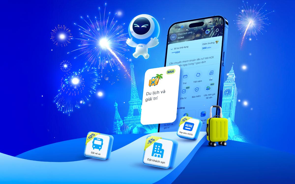 Mùa lễ hội gọi tên những chuyến đi mới: Lên tinh thần, chốt lịch và mở ACB ONE để săn ưu đãi hấp dẫn - Ảnh 1