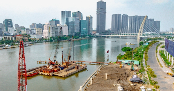 Ngắm công trường xây dựng cầu gần 1.000 tỷ là món quà của Nutifood tặng TP.HCM