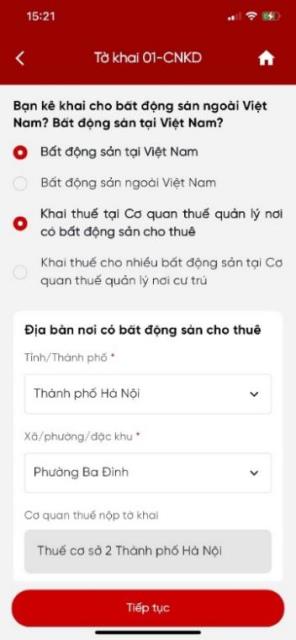 Lưu ý quan trọng: Hộ kinh doanh cho thuê bất động sản kê khai thuế trên eTax Mobile theo 4 bước sau - Ảnh 5