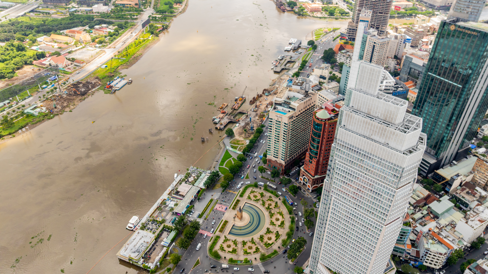 Ngắm công trường xây dựng cầu gần 1.000 tỷ là món quà của Nutifood tặng TP.HCM - Ảnh 7