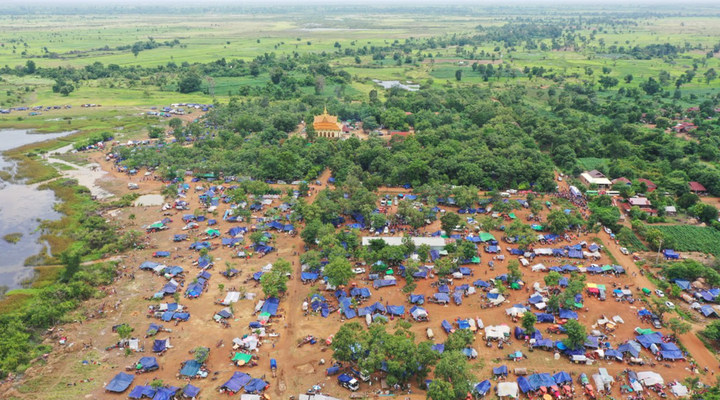 Hơn 500.000 người Campuchia phải di tản do xung đột biên giới với Thái Lan - Ảnh 1