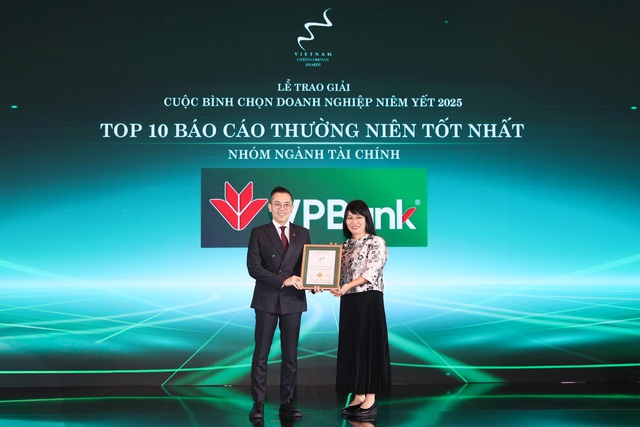 VPBank nhận cú đúp giải thưởng Báo cáo Thường niên, Báo cáo Phát triển Bền vững - Ảnh 1