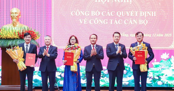 Đà Nẵng công bố nhiều quyết định nhân sự chủ chốt