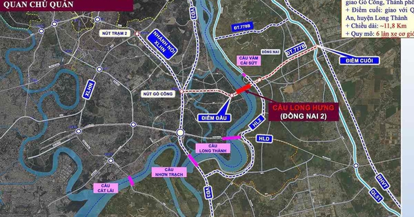 Chấp thuận nhà đầu tư đề xuất dự án cầu Đồng Nai 2 nối TPHCM