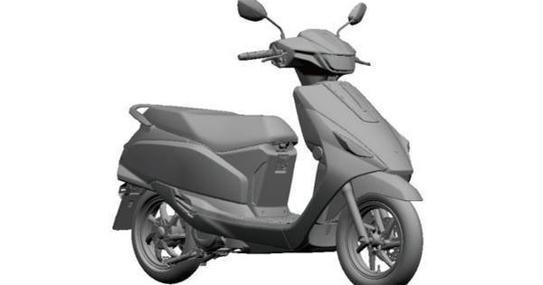 Rò rỉ bằng sáng chế xe tay ga 125cc mới của nhà Suzuki với thiết kế thể thao góc cạnh