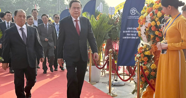 Chủ tịch Quốc hội Trần Thanh Mẫn dự khởi công siêu dự án 855.000 tỷ: Tỷ phú Trần Bá Dương và liên danh các tập đoàn tỷ đô cam kết hiện thực hóa giấc mơ sông Hồng