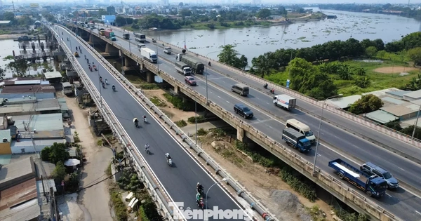 Diện mạo cầu Bình Phước 1 sau khi hoàn thành nâng tĩnh không