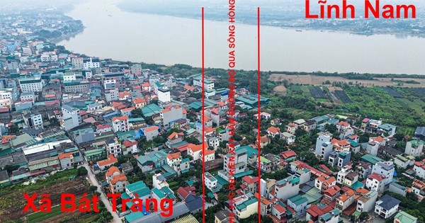 Mục sở thị vị trí Hà Nội dự kiến xây hầm đường bộ hơn 24.600 tỷ qua sông Hồng