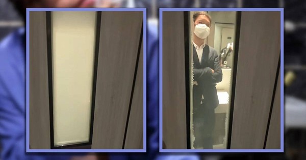 Phát minh gây bão: Cửa nhà vệ sinh lập tức biến thành "kính trong suốt" khi phát hiện khách làm 1 việc