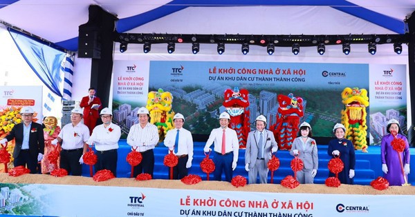 Chính thức khởi công dự án nhà ở xã hội 1.130 căn hộ