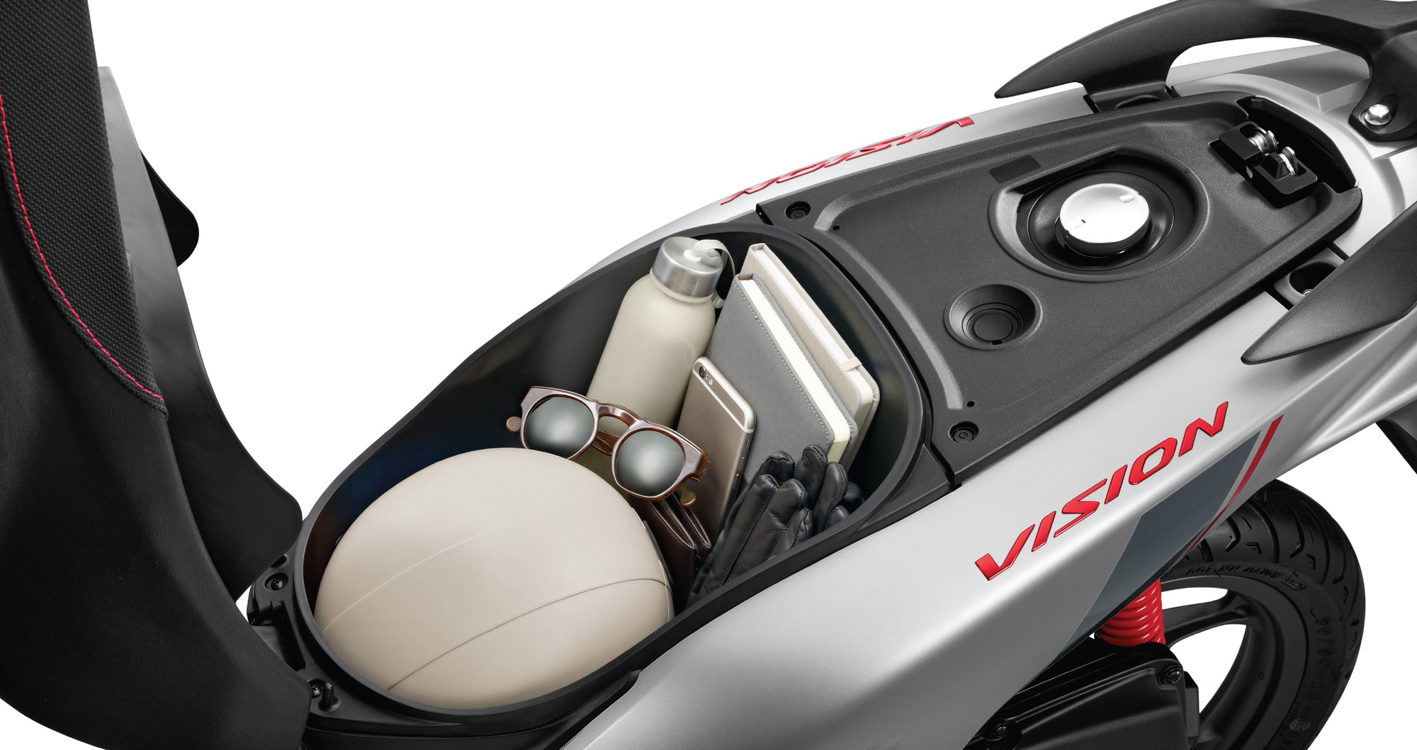 'Xe ga quốc dân' Honda Vision chính thức ra mắt phiên bản mới: màu sơn ấn tượng, nhiều tiện ích, giá từ 31 triệu đồng - Ảnh 5