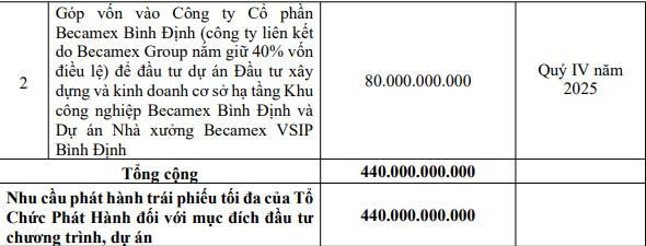 Becamex Group ‘hút’ thêm 900 tỷ đồng từ kênh trái phiếu - Ảnh 4
