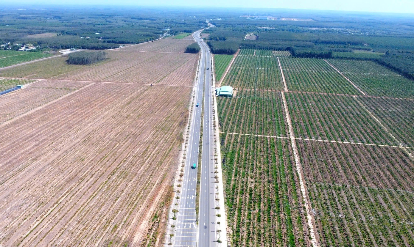 Hình hài đường cao tốc TPHCM đi Tây Nguyên sau gần 1 năm khởi công - Ảnh 21