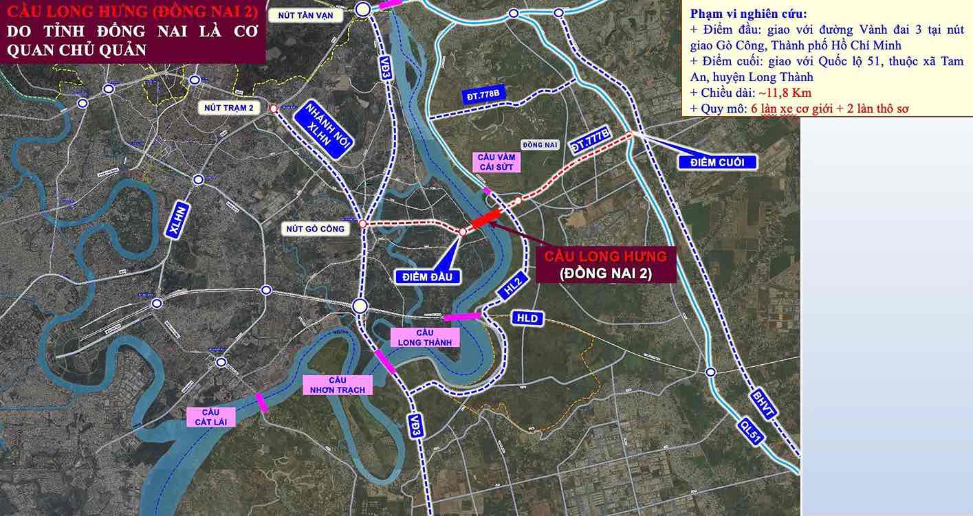 Chấp thuận nhà đầu tư đề xuất dự án cầu Đồng Nai 2 nối TPHCM - Ảnh 1