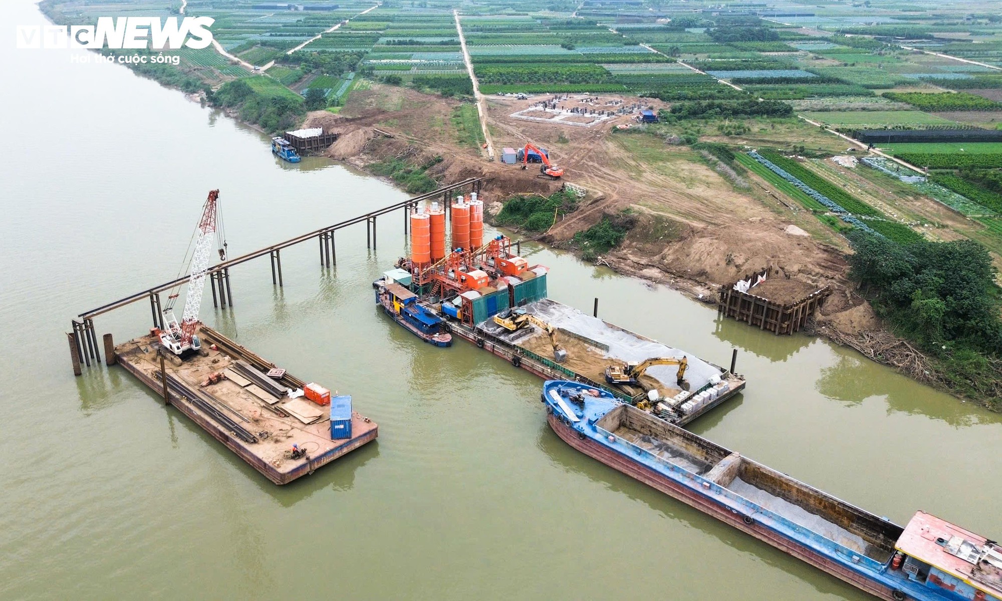 Hình hài cầu gần 12.000 tỷ đồng bắc qua sông Hồng, nối Hà Nội - Hưng Yên - Ảnh 13