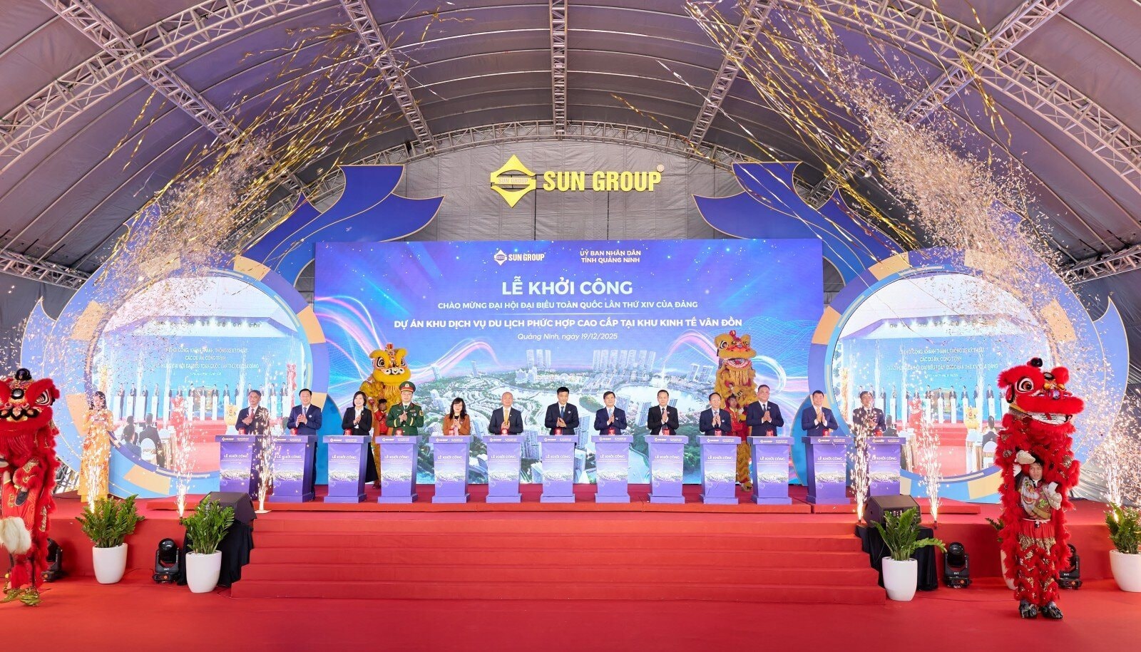 Vingroup, Sungroup, Hòa Phát khởi công loạt dự án tổng VĐT gần 1,9 triệu tỷ đồng, chiếm 67% tổng mức đầu tư tư nhân trong ngày đặc biệt - Ảnh 4