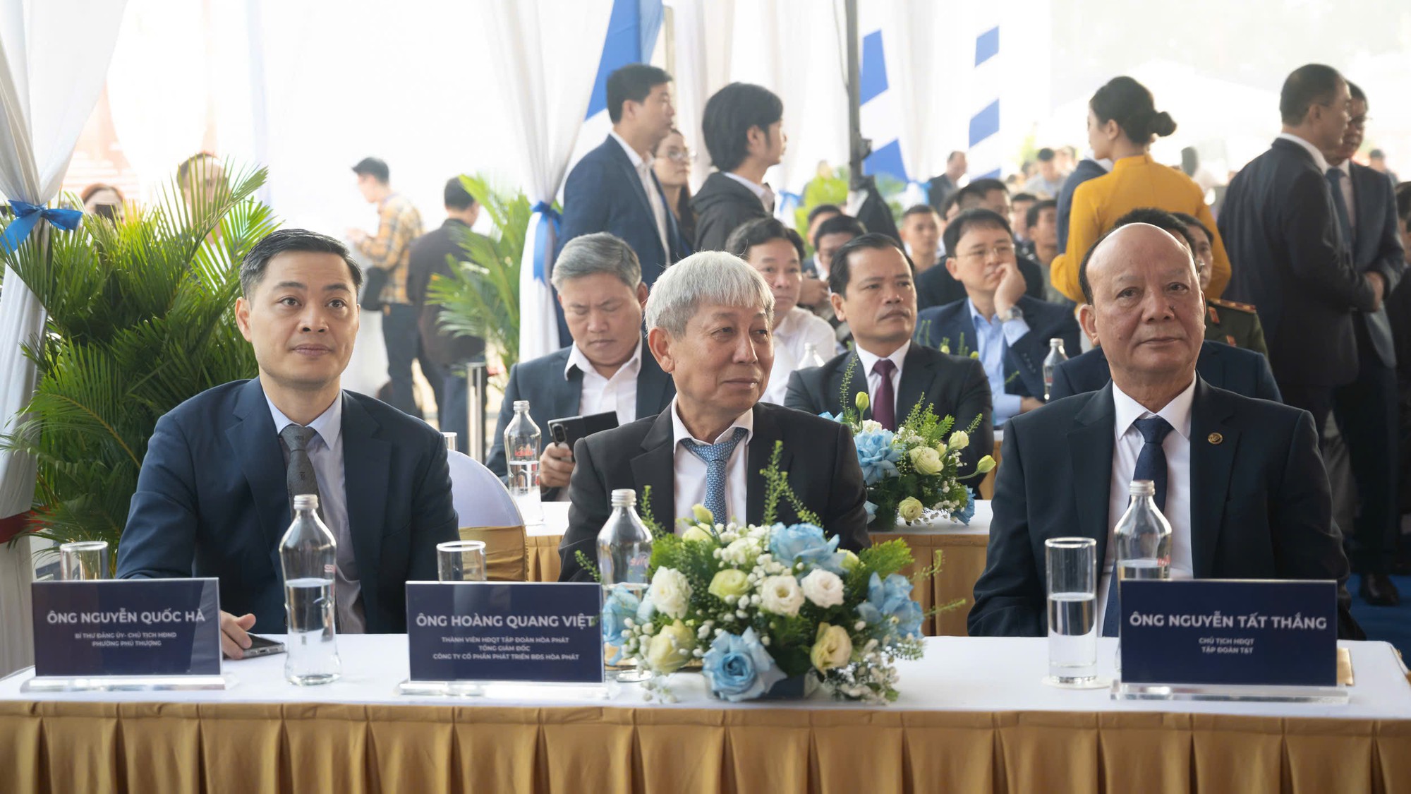 Chủ tịch Quốc hội Trần Thanh Mẫn dự khởi công siêu dự án 855.000 tỷ: Tỷ phú Trần Bá Dương và liên danh các tập đoàn tỷ đô cam kết hiện thực hóa giấc mơ sông Hồng - Ảnh 4