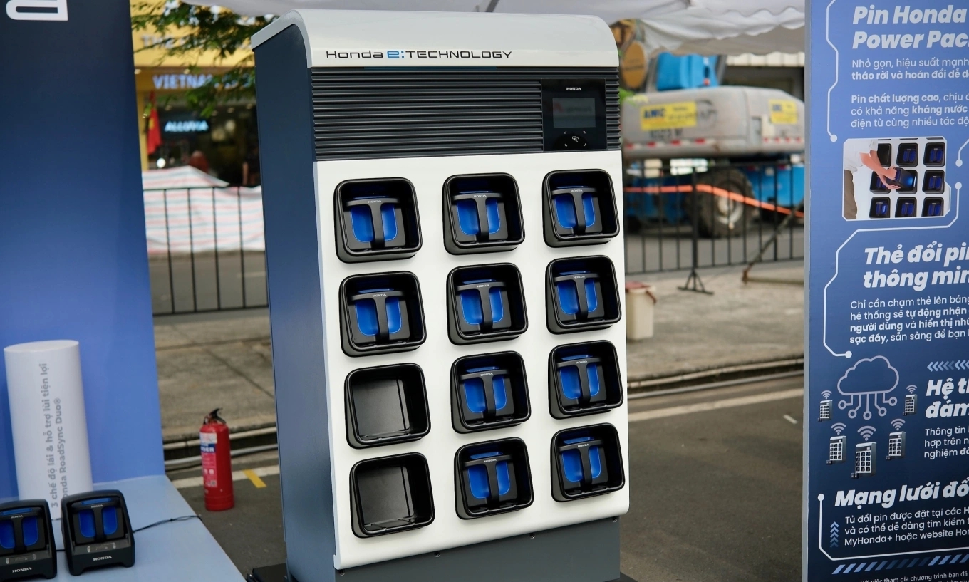 Thêm một 'cá mập' xác nhận triển khai mô hình tủ đổi pin xe điện tại Việt Nam từ 2026 - Ảnh 1