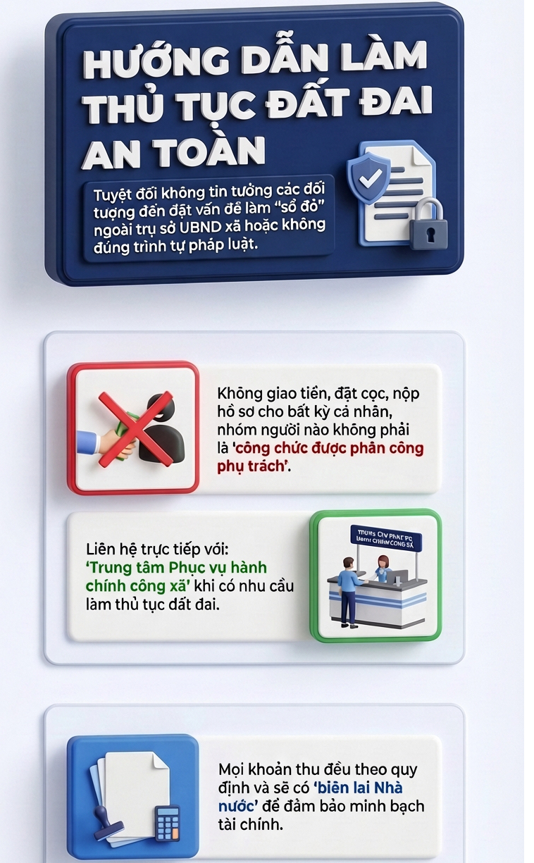 Công an ra cảnh báo liên quan đến việc làm sổ đỏ của người dân - Ảnh 1