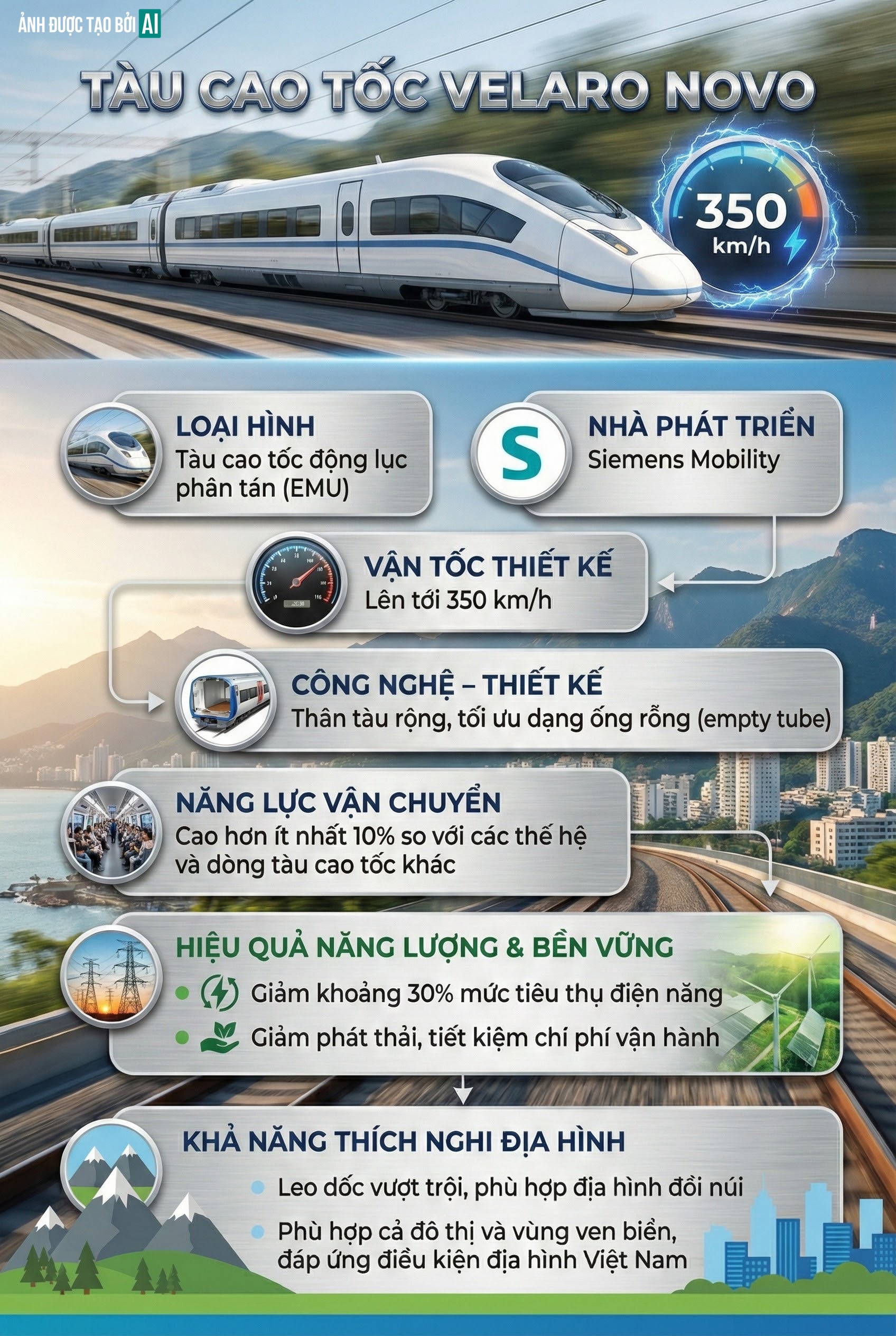 Vingroup bắt tay "ông lớn" Đức đưa tàu tiên tiến nhất thế giới về nước: Chạy 350km/h, thân rộng, biết leo dốc - Ảnh 3