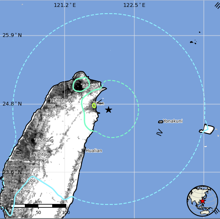 Động đất rung chuyển hơn 10 địa phương ở Đài Loan (Trung Quốc), Nhật Bản cảnh báo sóng thần - Ảnh 1