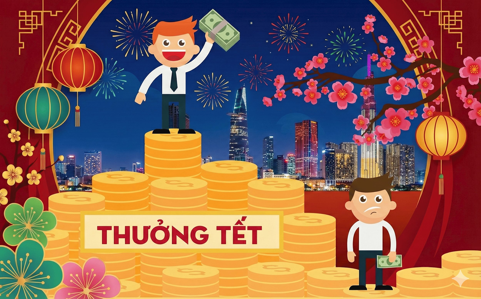 Mức thưởng Tết 2026 cao nhất hơn 1,8 tỷ đồng/người tại TPHCM - Ảnh 1