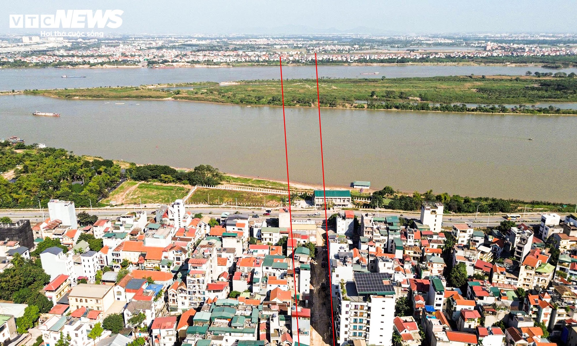 Toàn cảnh khu vực sắp xây hầm đường bộ 2 tầng qua sông Hồng gần 22.000 tỷ đồng - Ảnh 4