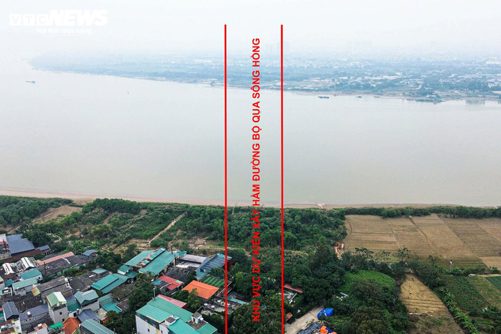 Mục sở thị vị trí Hà Nội dự kiến xây hầm đường bộ hơn 24.600 tỷ qua sông Hồng - Ảnh 3