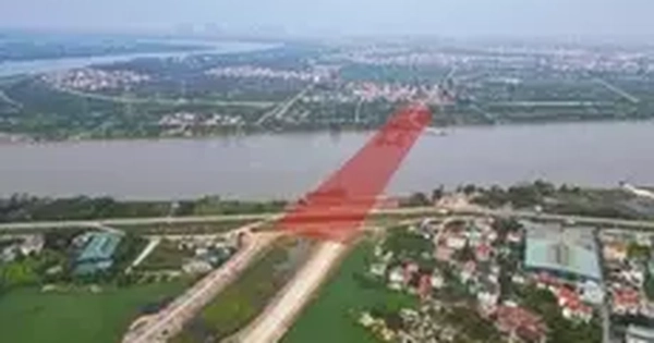 Toàn cảnh công trường thi công cầu Mễ Sở rộng 4 làn xe nối Hà Nội - Hưng Yên.