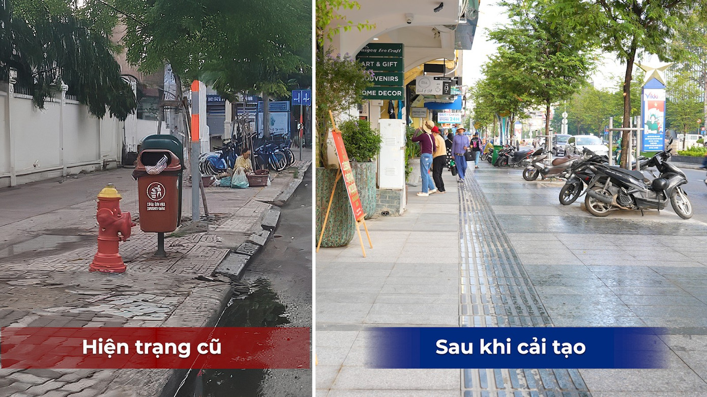 Khang Điền hoàn tất chỉnh trang đường Lê Lợi, diện mạo mới cho trục trung tâm TP.HCM - Ảnh 11