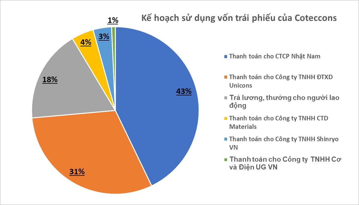 Coteccons muốn phát hành trái phiếu để trả 250 tỷ đồng lương thưởng cho nhân viên và thanh toán công nợ, lãi suất cố định 9% - Ảnh 2