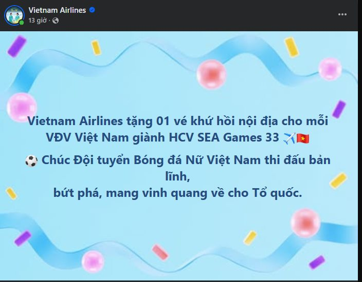 Vietnam Airlines thưởng nóng cho các VĐV nước nhà giành Huy chương Vàng tại SEA Games 33 - Ảnh 2