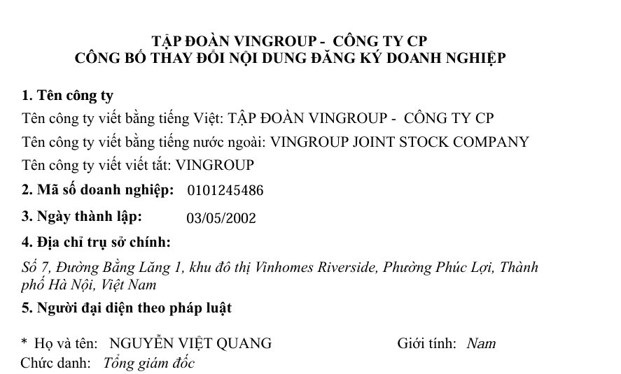 Thay đổi quan trọng của Vingroup - Ảnh 2