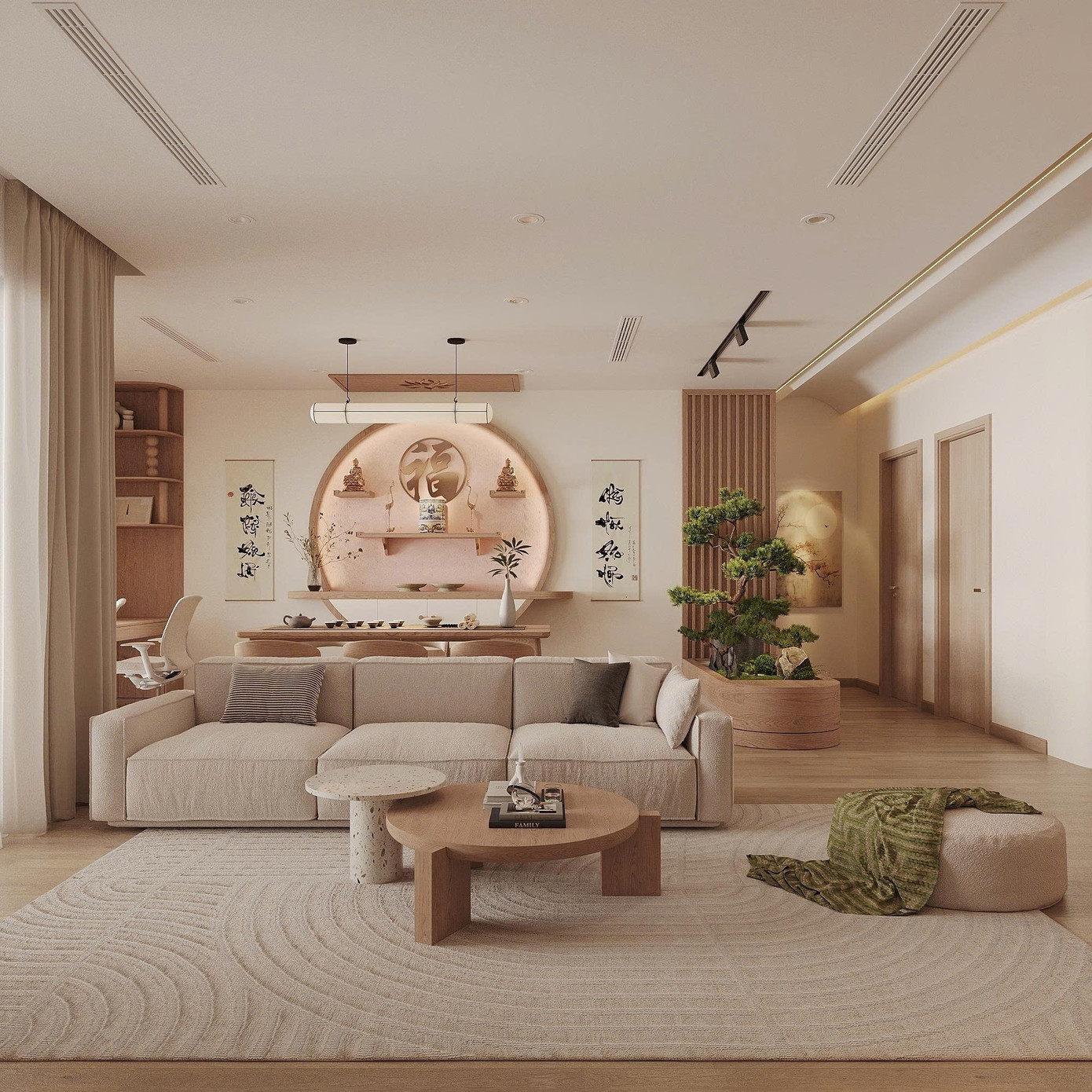 Vợ chồng trẻ cải tạo căn hộ 130m2 với chi phí 600 triệu đồng - Ảnh 2