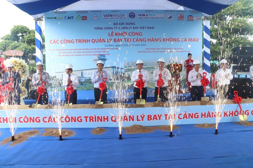 Khởi công cụm công trình tại sân bay Cà Mau - Ảnh 1