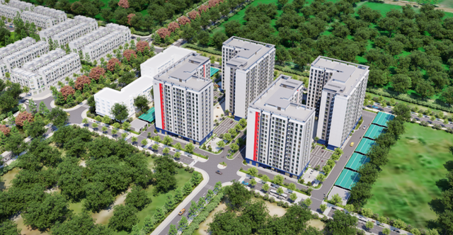 Chính thức khởi công dự án nhà ở xã hội 1.130 căn hộ - Ảnh 1