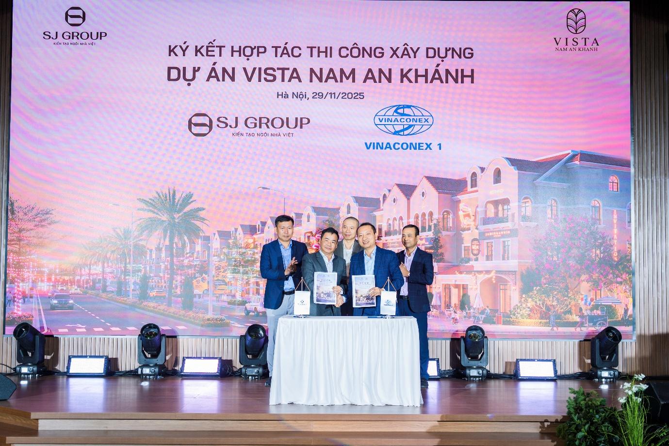 SJ Group ký kết hợp tác với Viettel Construction và Vinaconex1 - Ảnh 1