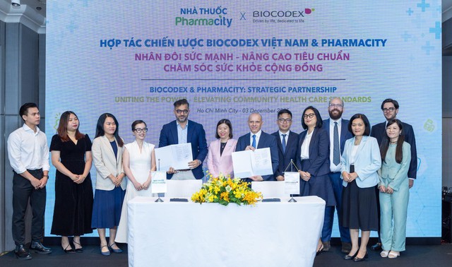 Tập đoàn dược phẩm Pháp Biocodex ký kết hợp tác chiến lược với Pharmacity - Ảnh 1